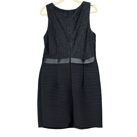 SCARLETT Ladies Plus Size Sleeveless Lace V-Neck Cocktail Evening-wear Dress Lbd - Picture 2 of 6